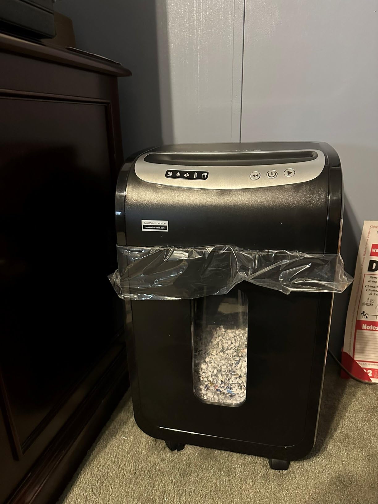 VidaTeco 18-Sheet Paper Shredder for Home Office Heavy Duty Micro Cut customer photo 2