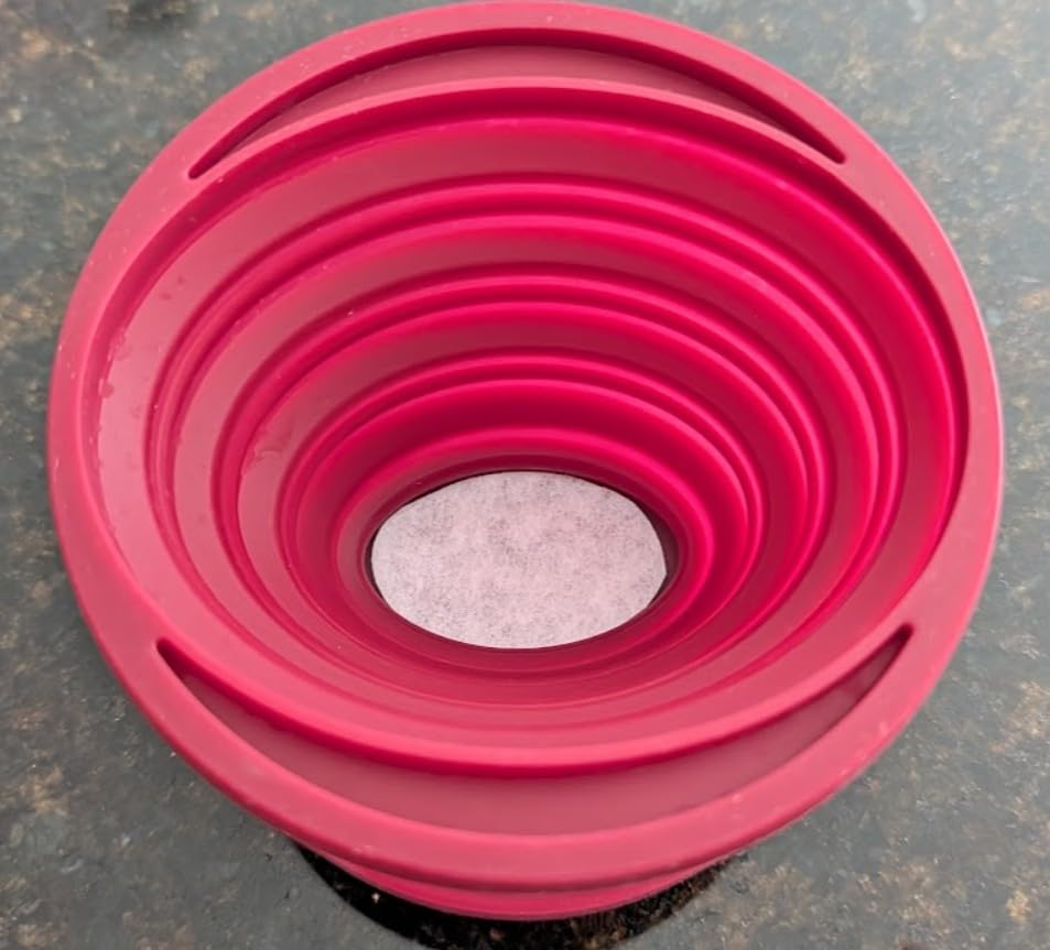 Attsky Collapsible Pour Over Coffee Dripper for Camping, 2-Pack, Red customer photo 1