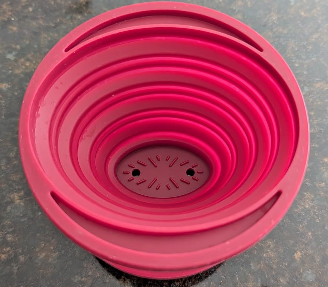 Attsky Collapsible Pour Over Coffee Dripper for Camping, 2-Pack, Red customer photo 2