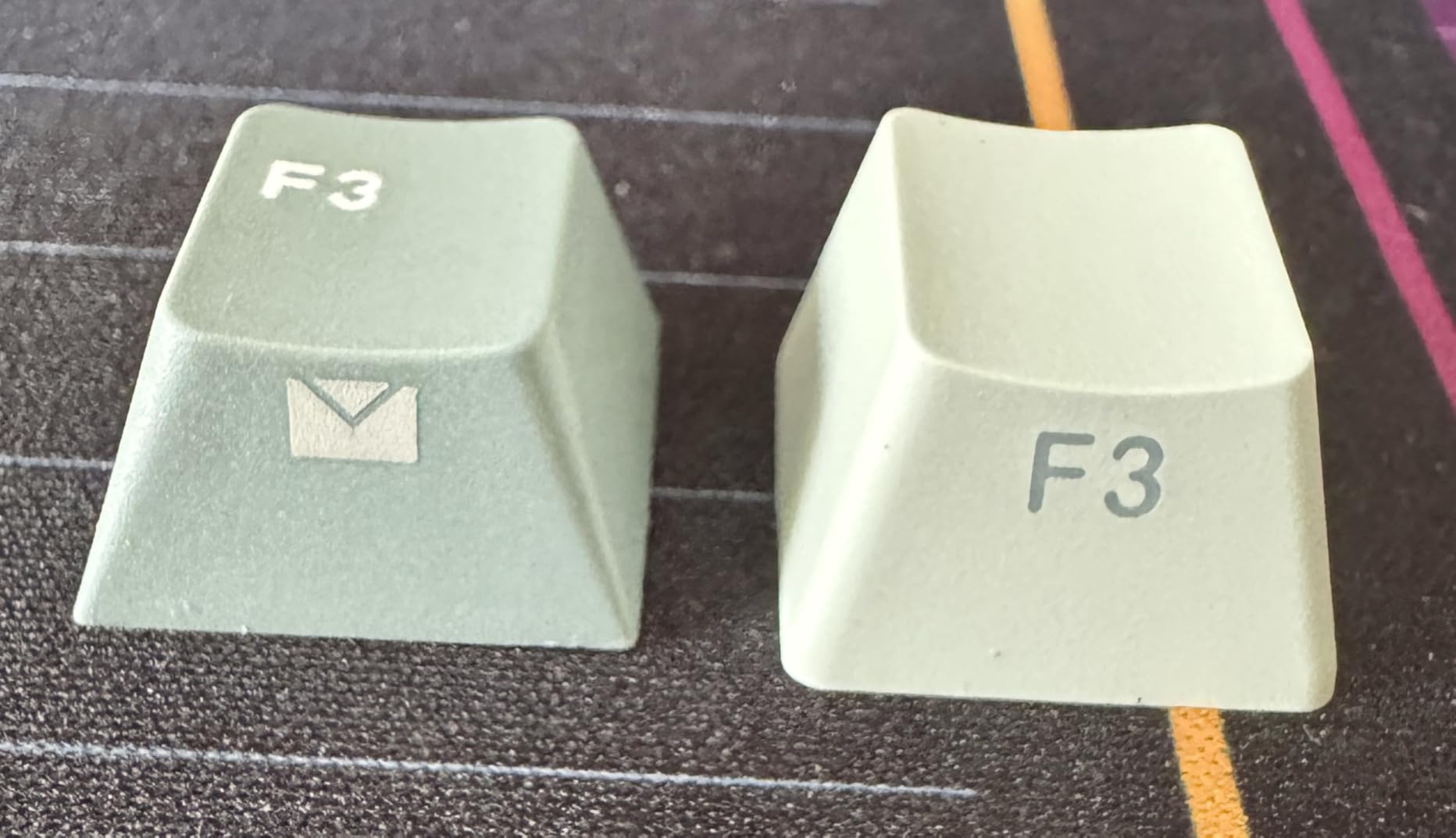 XVX PBT Keycaps - Side Print Keycaps 60 65 75 100 Percent, Double Shot Shine Through Custom Key caps, Black 136 Keys Set, OEM Profile, Minimalist Style Phantom for Cherry Gateron MX Switche Keyboard customer photo 1