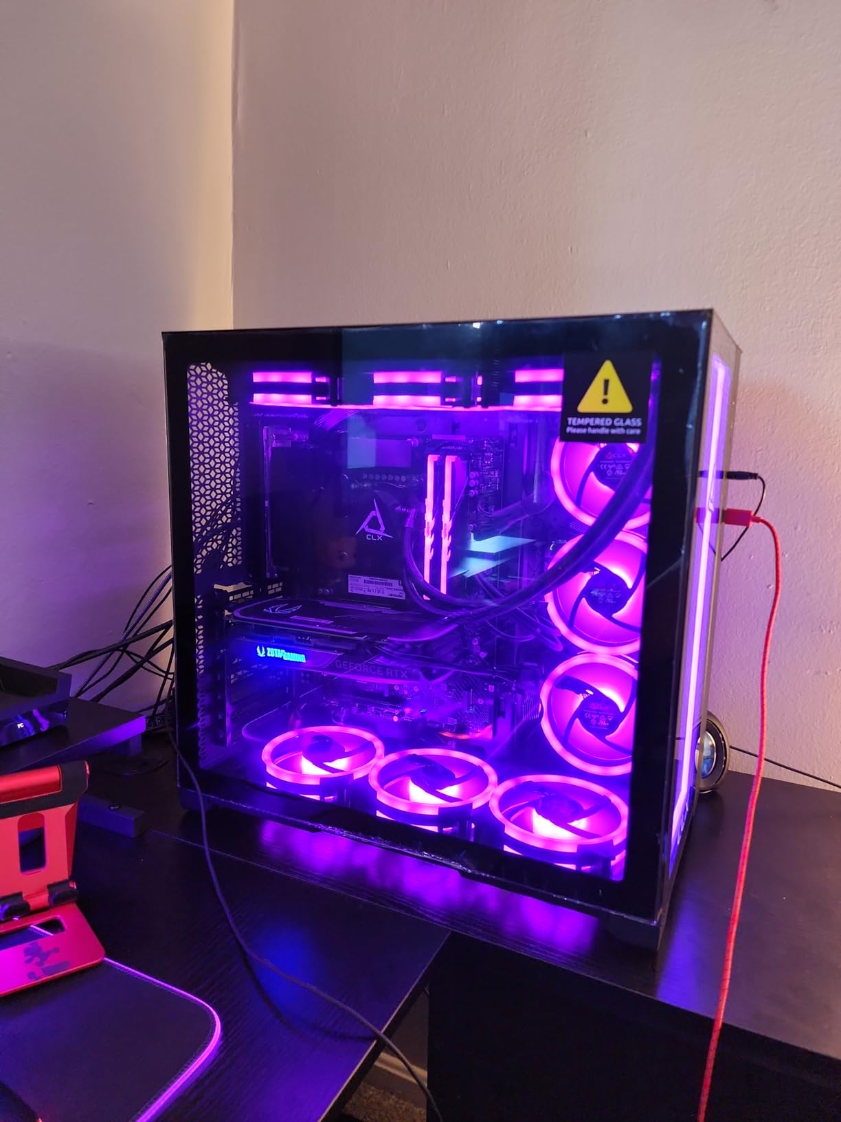 CLX Set Gaming Desktop - Liquid Cooled Intel Core i9 13900KF 3GHz 24-Core Processor, 64GB DDR5 Memory, GeForce RTX 4070 12GB GDDR6X Graphics, 2TB SSD, 6TB HDD, WiFi, Windows 11 Home 64-bit customer photo 1