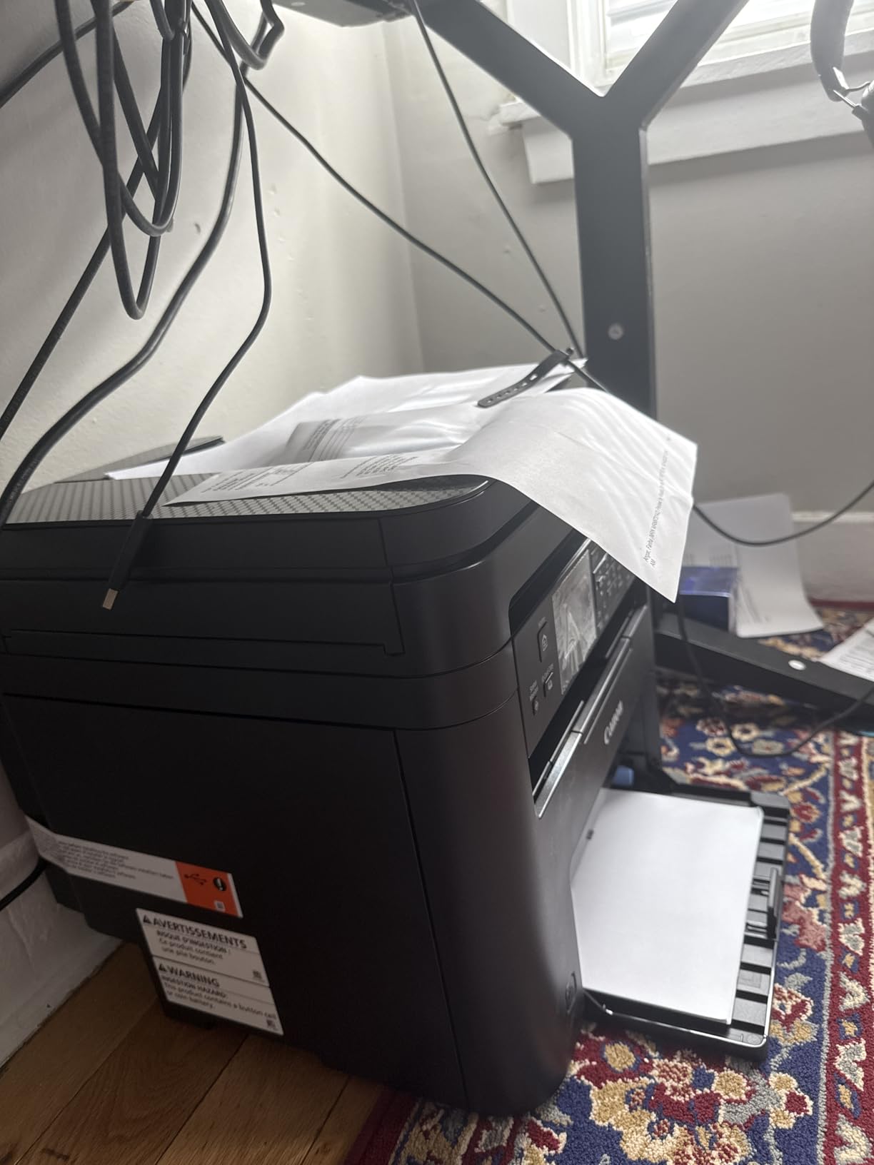 Canon imageCLASS MF273dw - Monochrome Wireless Laser Printer, Multifunction With Scanner, Copier, Auto Document Feeder, With 1 Year Limited Warranty, 30 PPM, Black customer photo 2