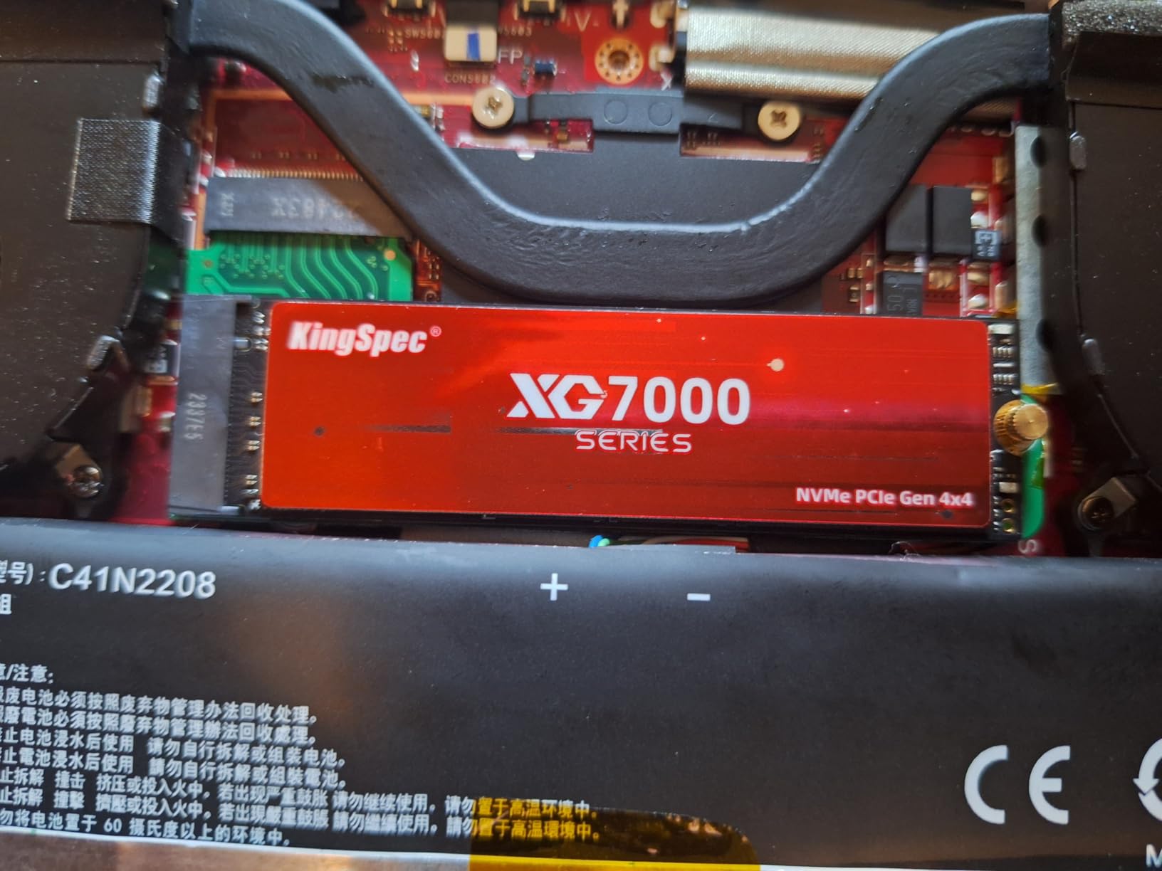 KingSpec XG7000 1TB NVMe SSD PCIe 4.0-7400MB/s Read Speed, 3D TLC NAND M.2 2280 Internal SSD, Compatible with Gaming PC, Laptop, PS5 Console customer photo 1