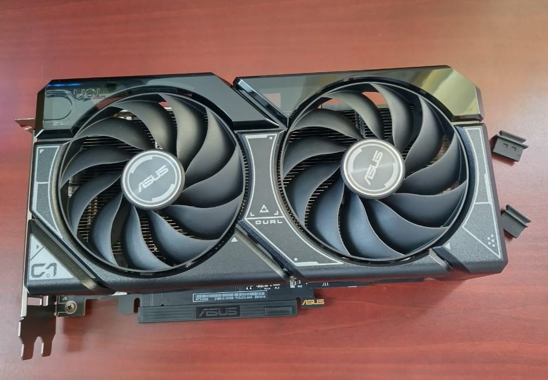Dual GeForce RTX 4060 OC Edition 8GB GDDR6 (PCIe 4.0, 8GB GDDR6, DLSS 3, HDMI 2.1a, DisplayPort 1.4a, 2.5-Slot Design, Axial-tech Fan Design, 0dB Technology), 3 Year Warranty customer photo 2