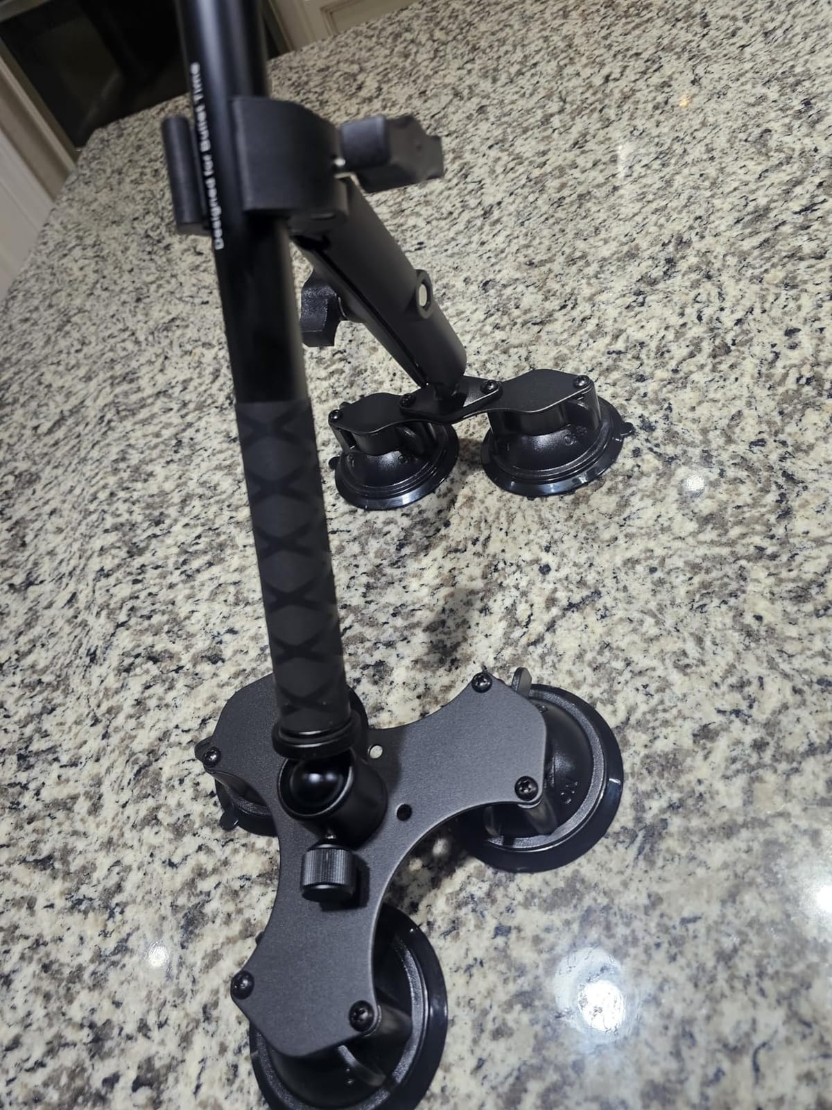 PellKing Suction Car Mount for Insta360 x5,x4, x3, x2, x,One RS,R Compatible with GoPro Max DJI OSMO 360 Camera 5 in 1 Suction Mount Kit for Action Cameras (Includes 44.9-inch Selfie Stick) customer photo 2