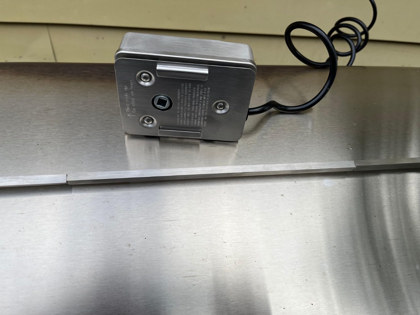 TURBRO Stainless Steel Rotisserie Kit for Gas Grills with A Cookbox up to 39’’ - Includes 4W Electric Motor, 34’’ - 45’’ × 5/16