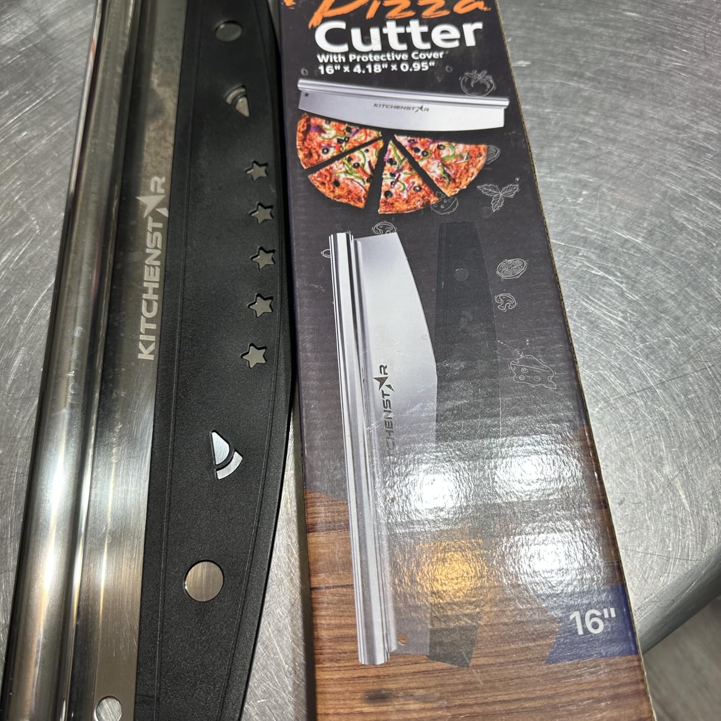 16-Inch Pizza Stone Set for Oven and Grill with Peel, Cutter and Brush customer photo 2
