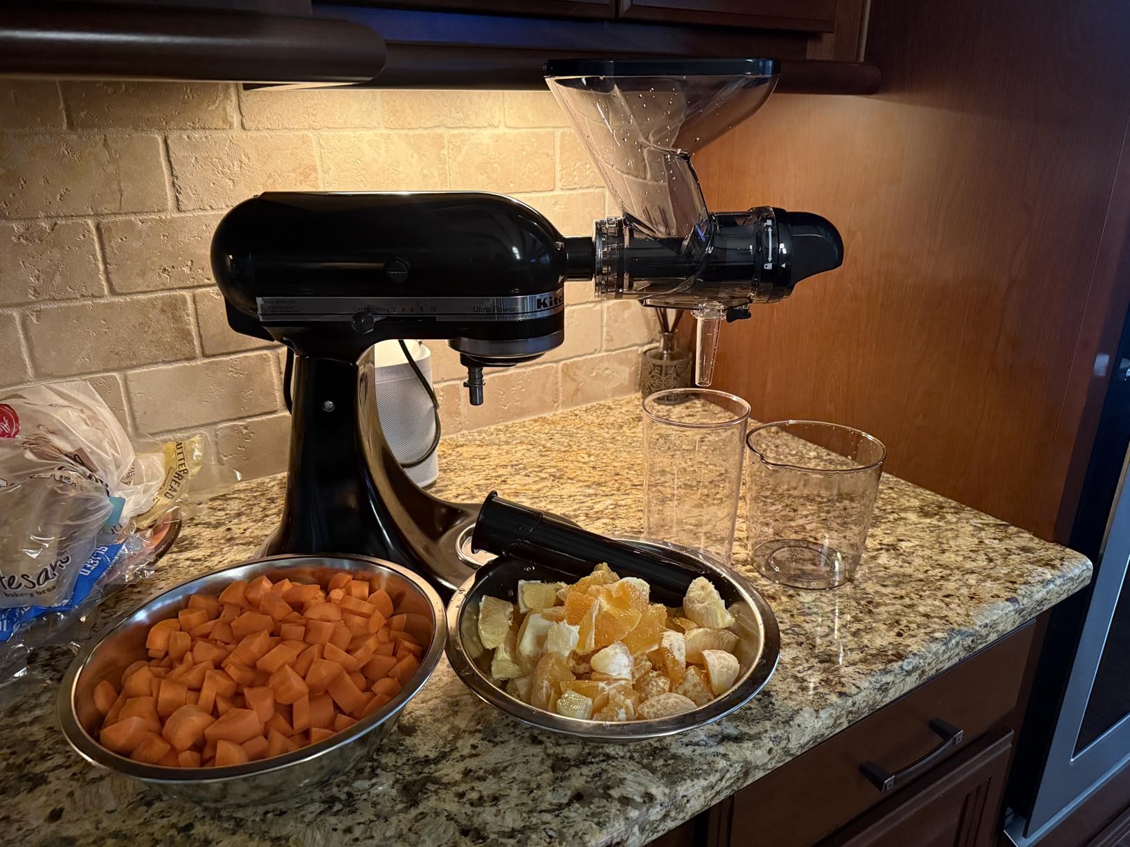 GVODE Masticating Juicer Attachment for KitchenAid Mixer, Dual Feed Chute customer photo 2