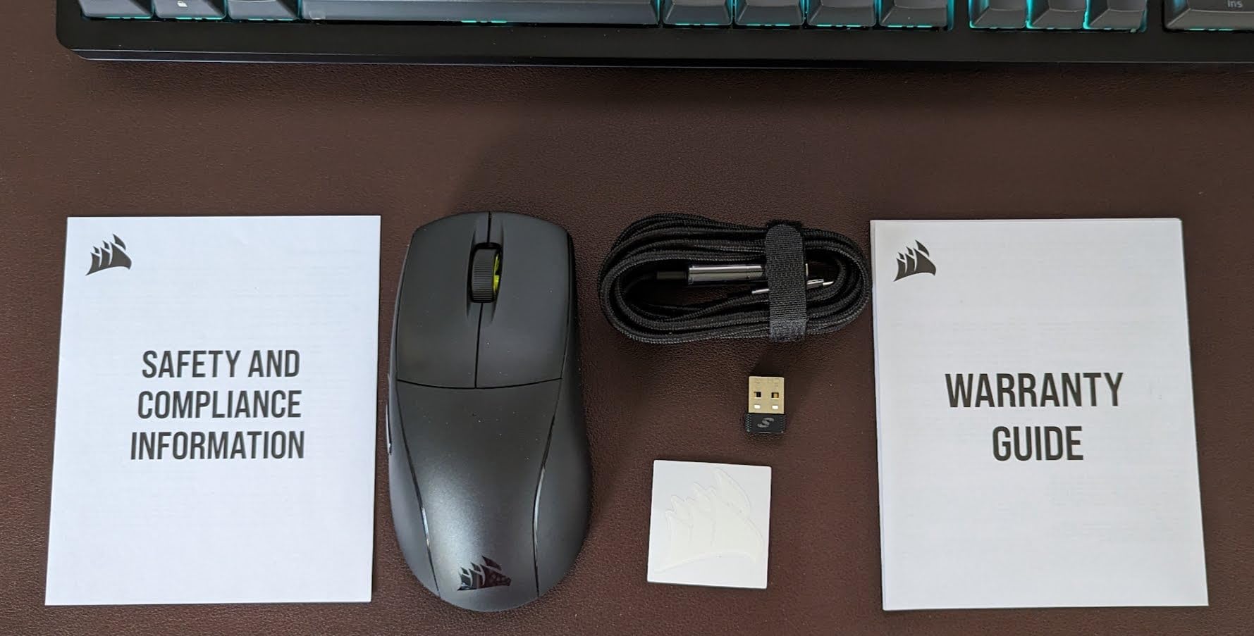 Corsair M75 AIR Wireless Ultra Lightweight Gaming Mouse – 2.4GHz & Bluetooth – 26,000 DPI – Up to 100hrs Battery – iCUE Compatible – Black customer photo 1