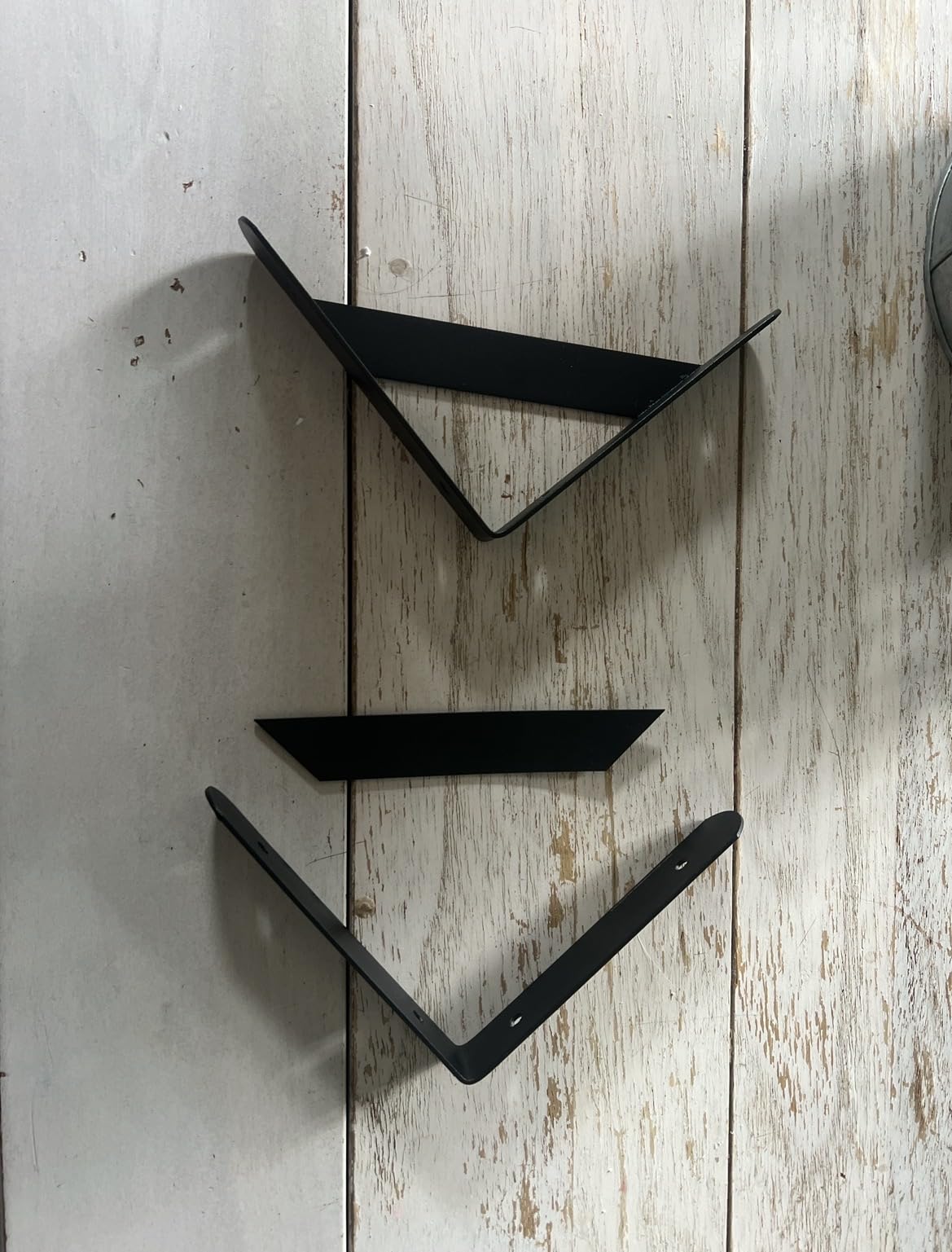YGEOMER 4 Different Sizes Floating Shelves for Wall Decor, Natural Wood customer photo 2