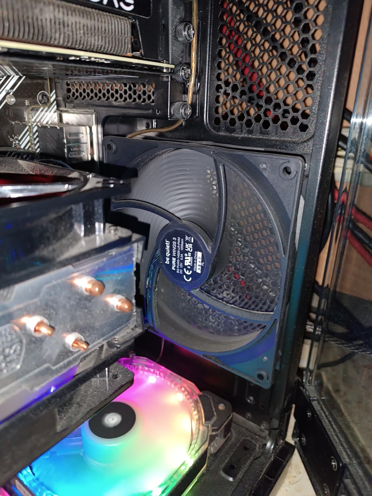 be quiet! Pure Wings 3 140mm Quiet PWM Case Fan | High top-end Speed with Low Minimum RPM | Extraordinary air Pressure | BL108 customer photo 2
