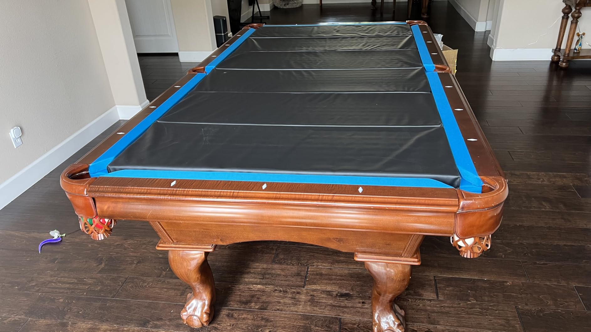 Leyndo Pool Table Insert, Foldable Foam Dining Game Conversion Top customer photo 2