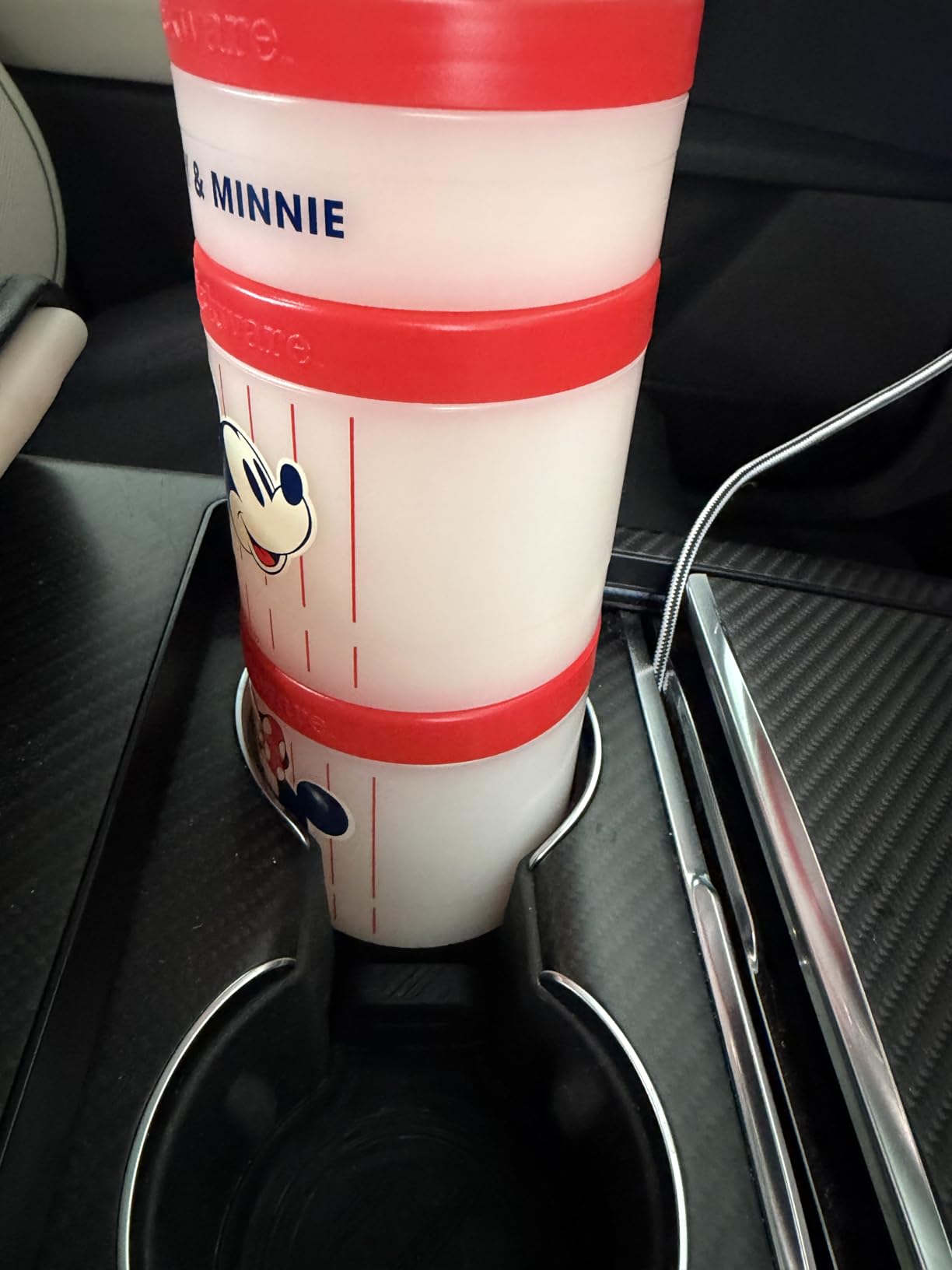 Whiskware Marvel Spider-Man Snack Containers 3 Stackable Cups, Peter Parker customer photo 1