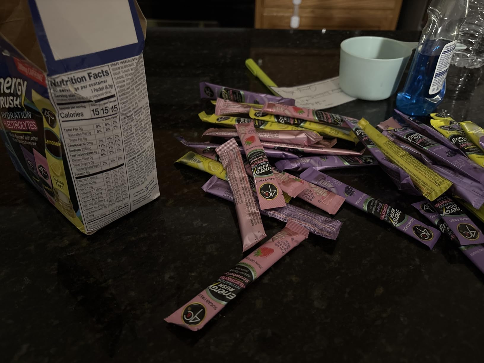 4C Energy Rush Electrolyte Drink Mix Variety Pack, 40 Sticks, 3 Flavors customer photo 1