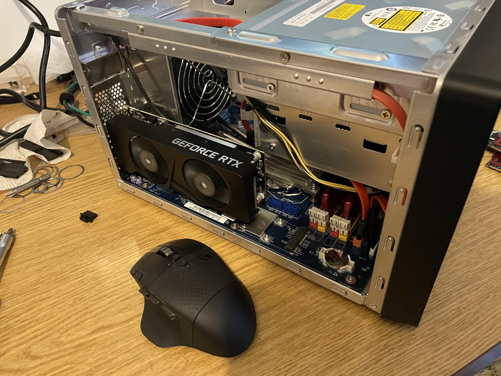 msi Gaming RTX 3050 LP 6G OC Graphics Card (NVIDIA RTX 3050, 96-Bit, Boost Clock: 1492 MHz, 6GB GDDR6 14 Gbps, HDMI/DP, Ampere Architecture) customer photo 2