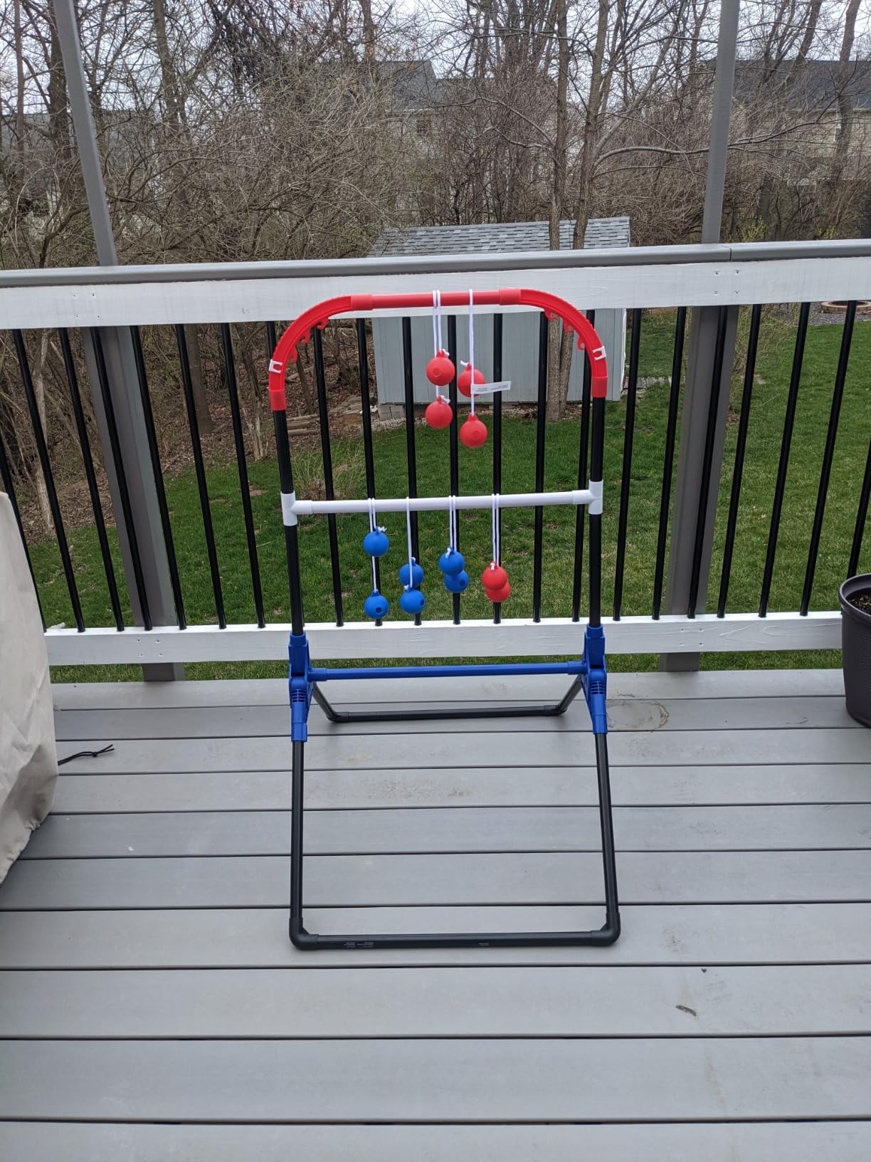 Wild Sports Folding Ladder Ball Set, 2 Foldable Targets, 6 Bolos, 4 Anchors customer photo 1