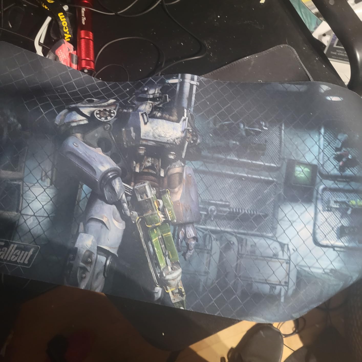 Ultra PRO - Fallout Playmat - Puresteel Paladin - for Magic: The Gathering, Limited Edition Collectible Trading Tabletop Gaming Essentials Accessory Supplies customer photo 1