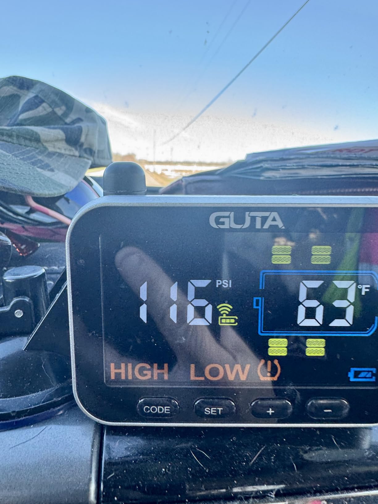 GUTA GT20 Trailer Tire Pressure Monitoring System, TPMS with 4 Sensors customer photo 1