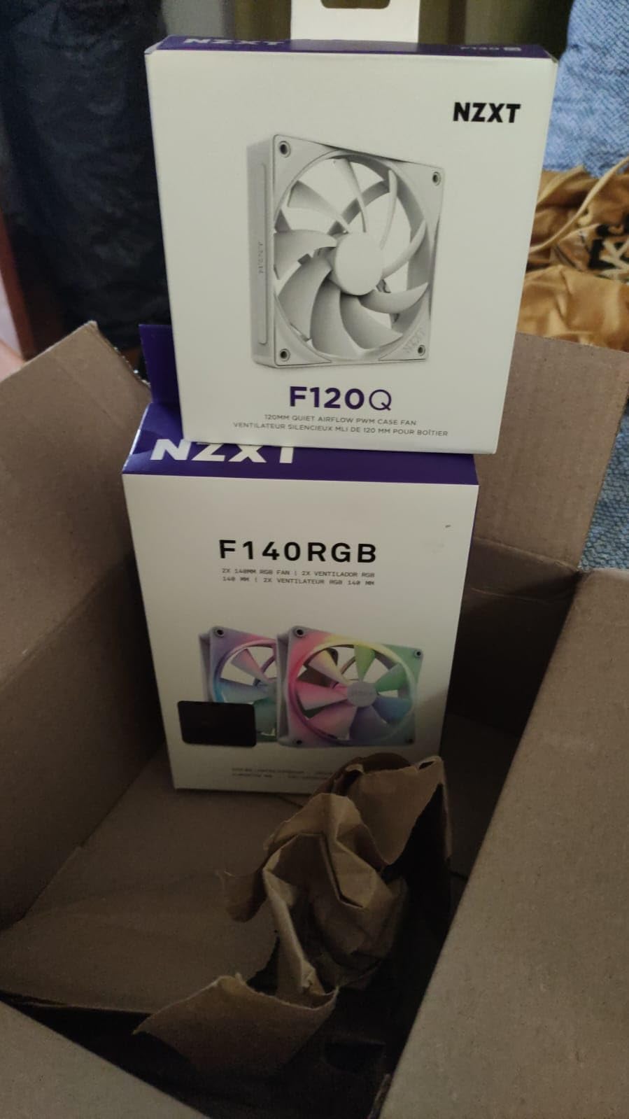 NZXT F140Q - 140mm Quiet Airflow PC Case Fan - Black customer photo 2