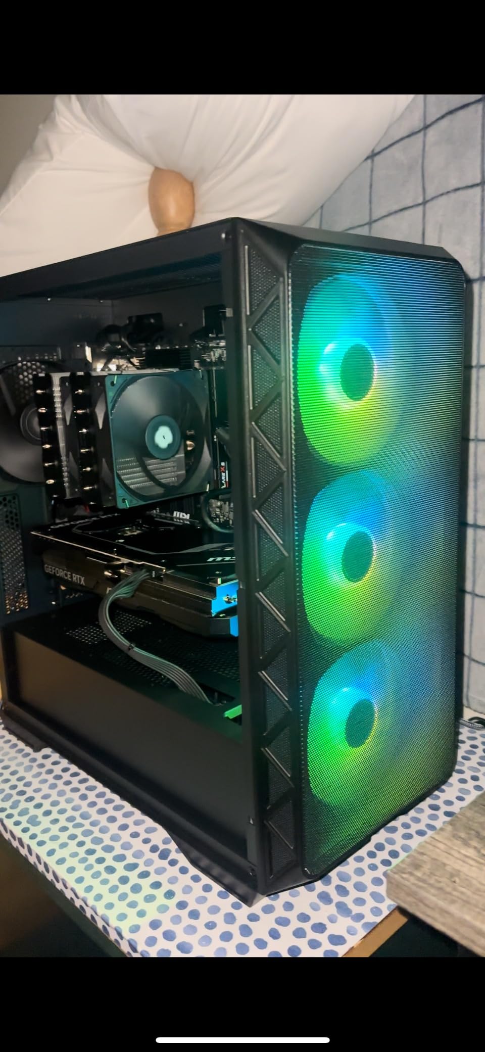 MSI GeForce RTX 4070 Ti Super 16G Ventus 3X Black OC Graphics Card (NVIDIA RTX 4070 Ti Super, 256-Bit, Extreme Clock: 2655 MHz, 16GB GDRR6X 21Gbps, HDMI/DP, Ada Lovelace Architecture) customer photo 1