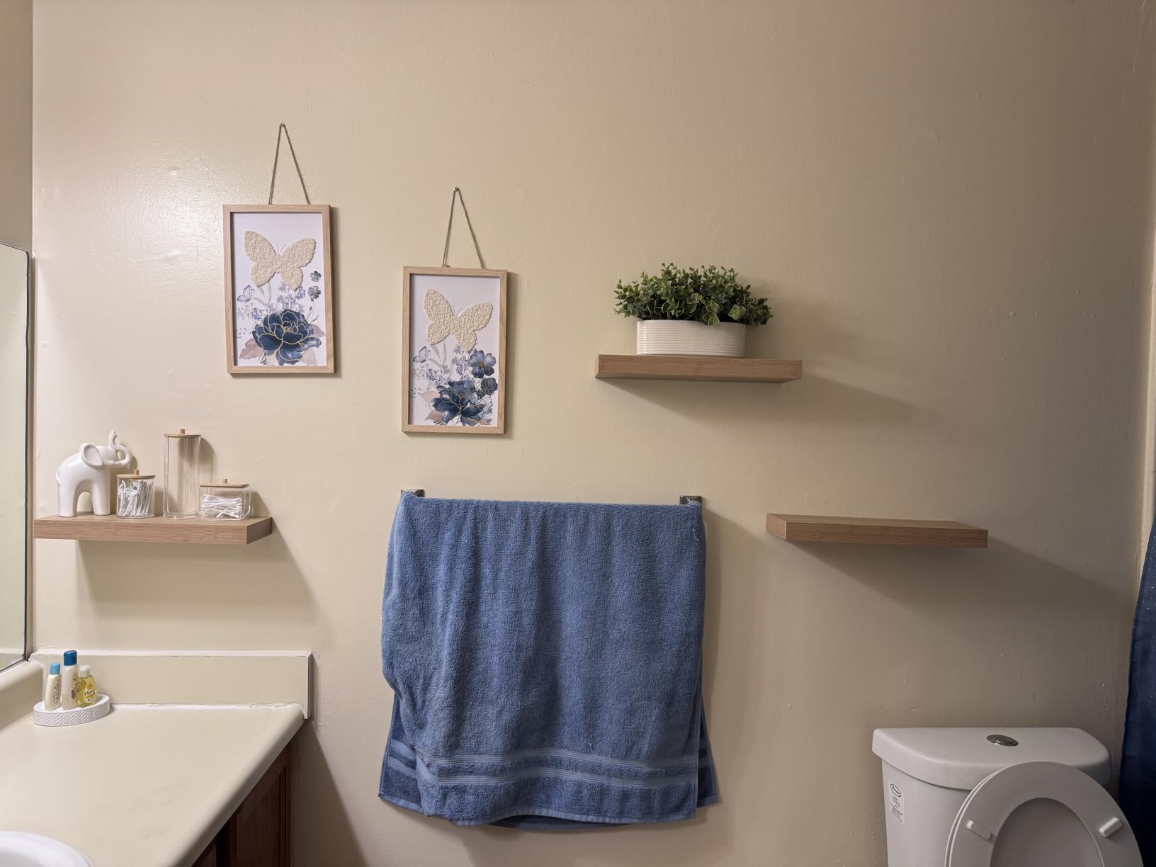 Sorbus 16 Inch Floating Shelves for Wall (3 Pack, Rustic Brown) customer photo 2