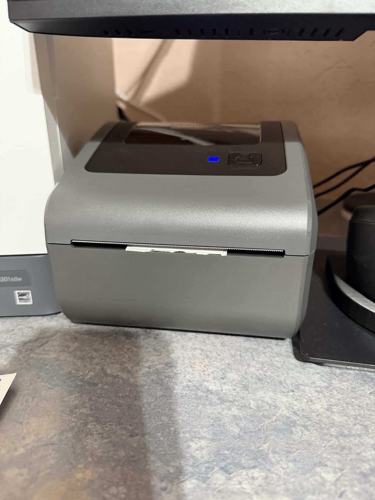 Bluetooth Shipping Label Printer with Built-in Label Bin customer photo 2