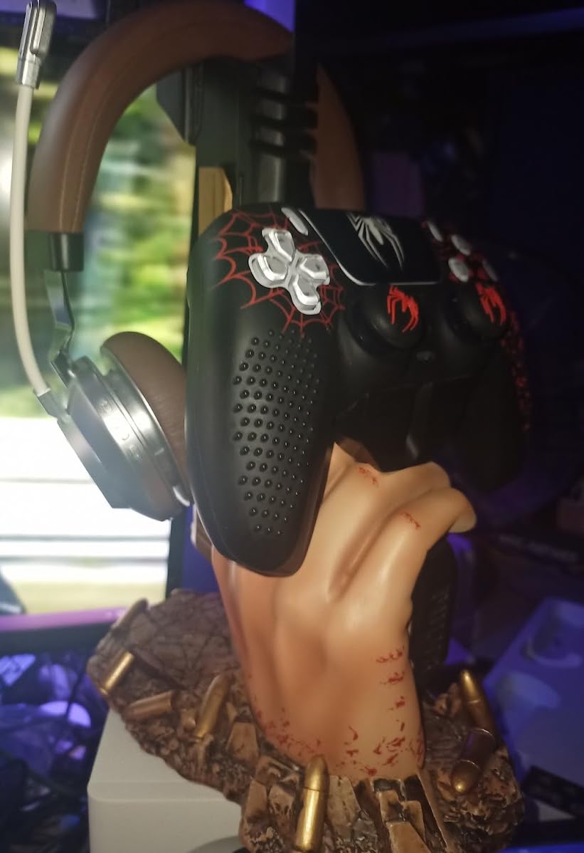 Exclusive Gaming Controller Holder & Headset stand figure for GTA VI and Call of Duty and Fortnite Gaming Room Decor | Staff Room accessories For PC PlayStation & Xbox | Shooter Decor | Present For Gamers Adults Kids Accessories customer photo 2