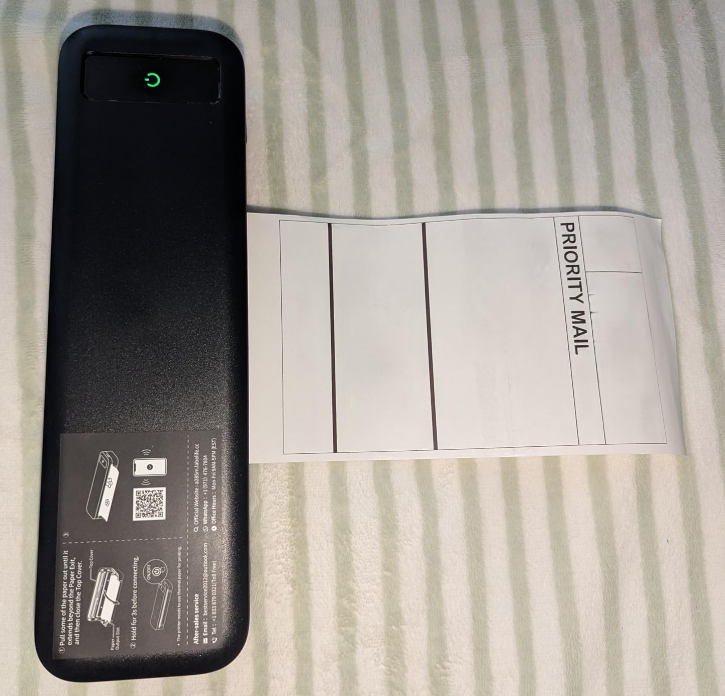 Portable Printers Wireless for Travel, A285M Small Inkless Thermal Printer customer photo 1