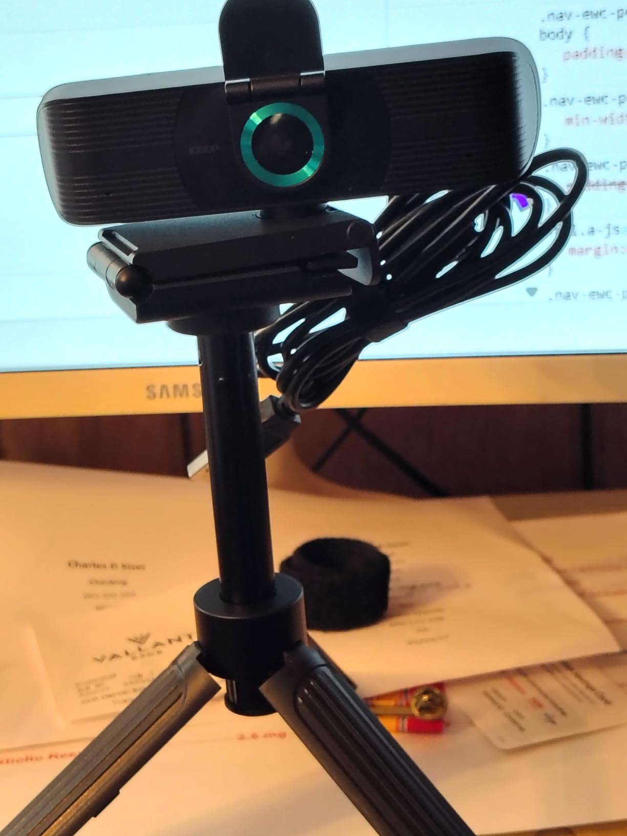 Pro HD 1080p/30fps Webcam with Tripod, External USB Camera for PC/Laptop customer photo 1