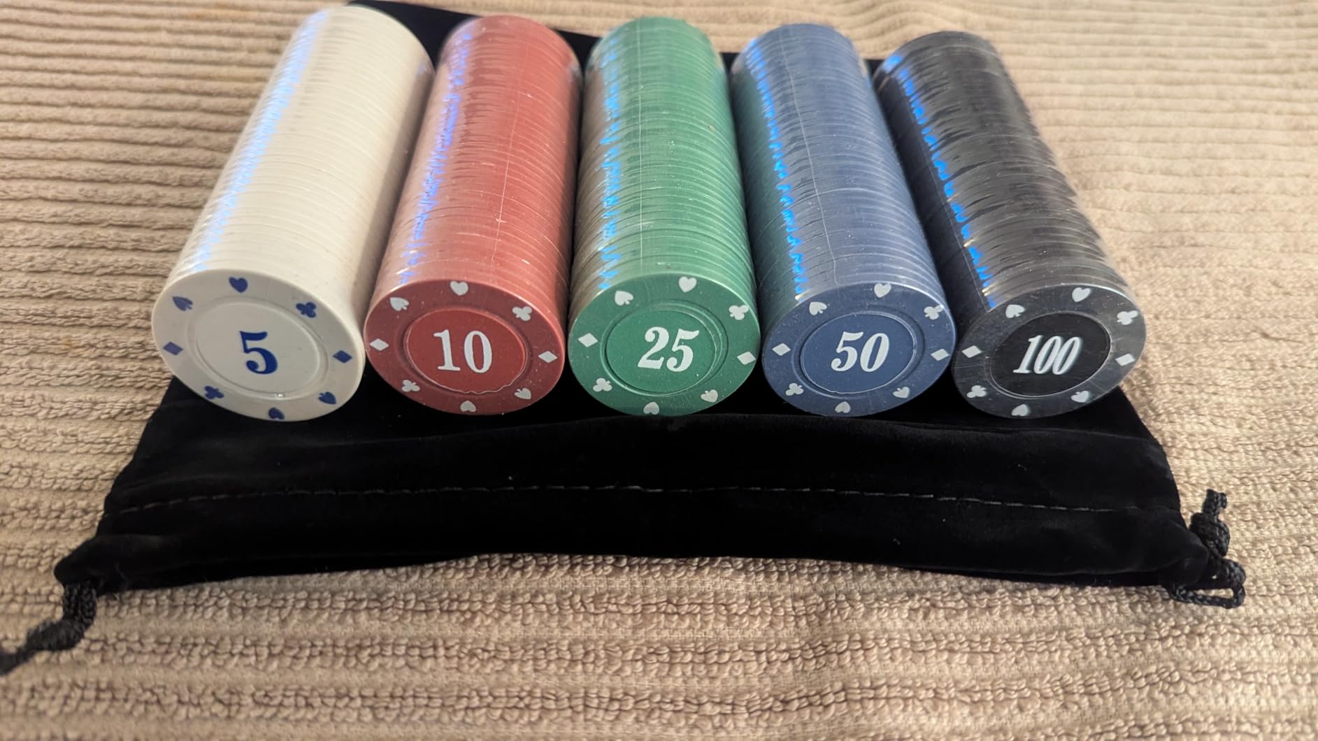 SEETOOOGAMES Casino Poker Chips Denominations customer photo 1