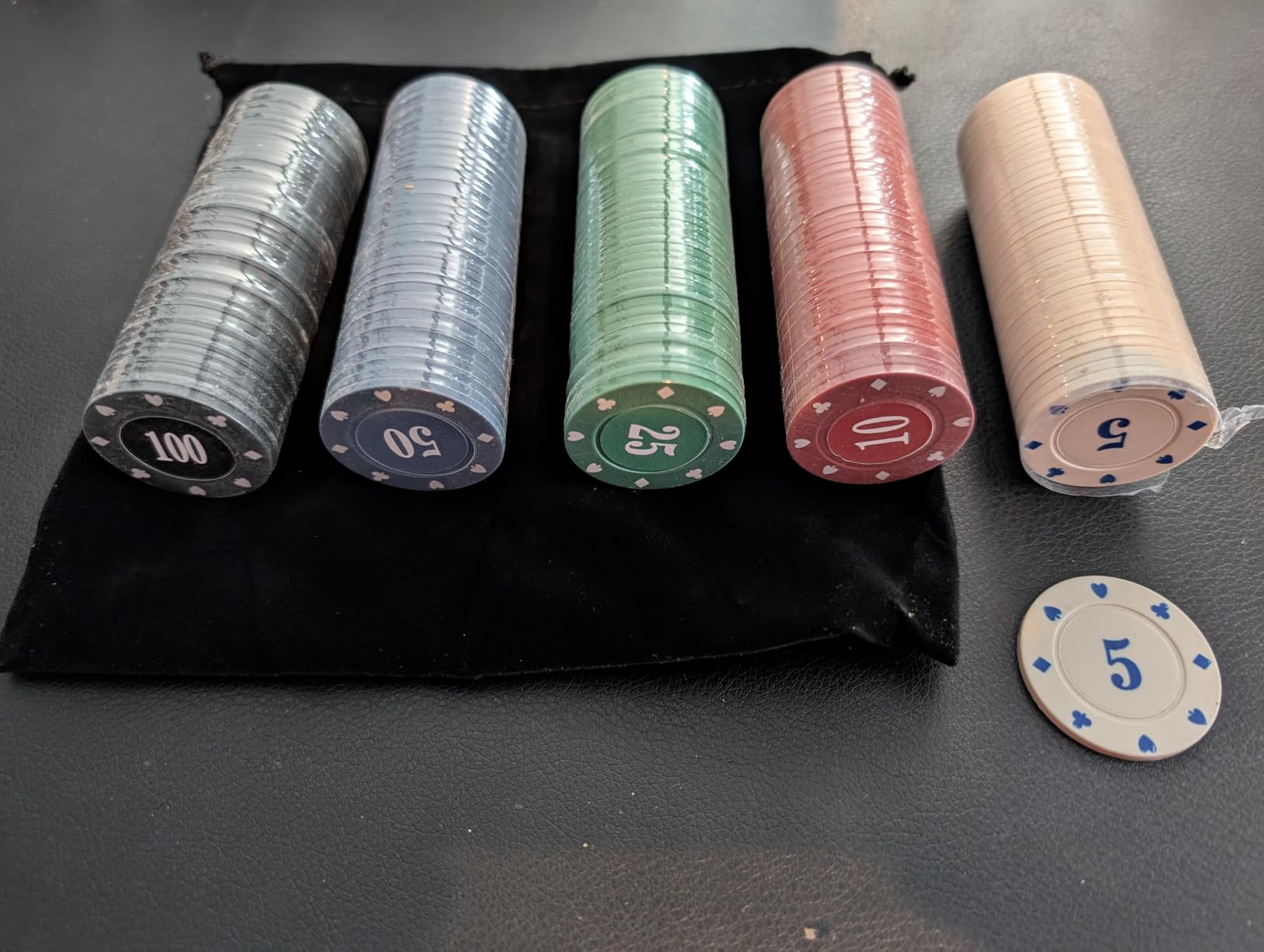 SEETOOOGAMES Casino Poker Chips Denominations customer photo 2