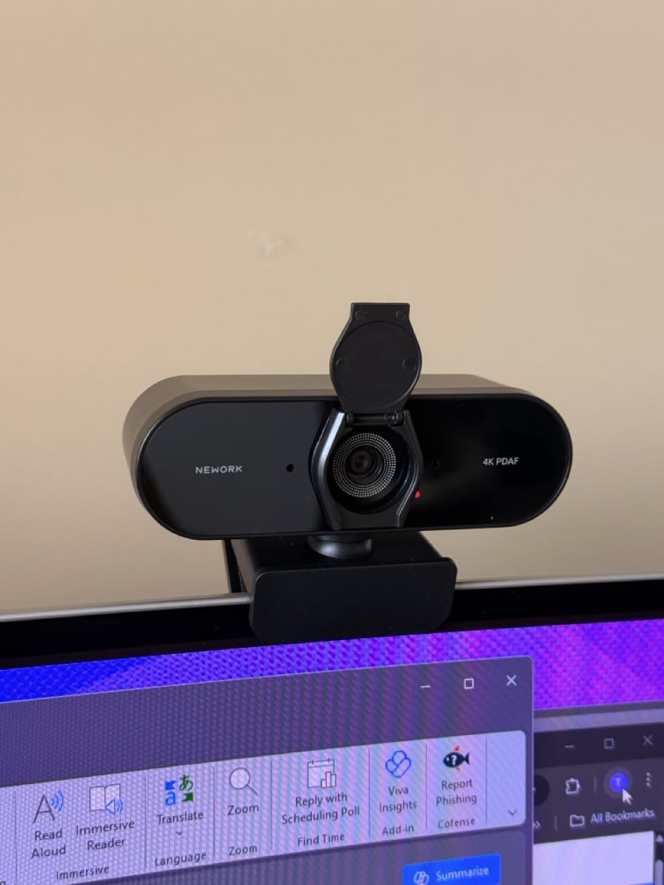 4K Webcam for PC - Ultra 4K HD , PDAF & CDAF Autofocus, 79°FOV, Dual Mics customer photo 2