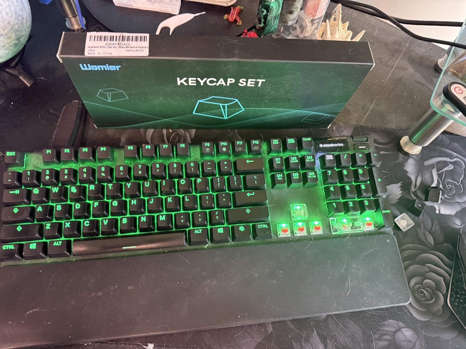 dagaladoo Clear keycaps Set,Translucent Keyboard keycaps,Jelly Key caps customer photo 1