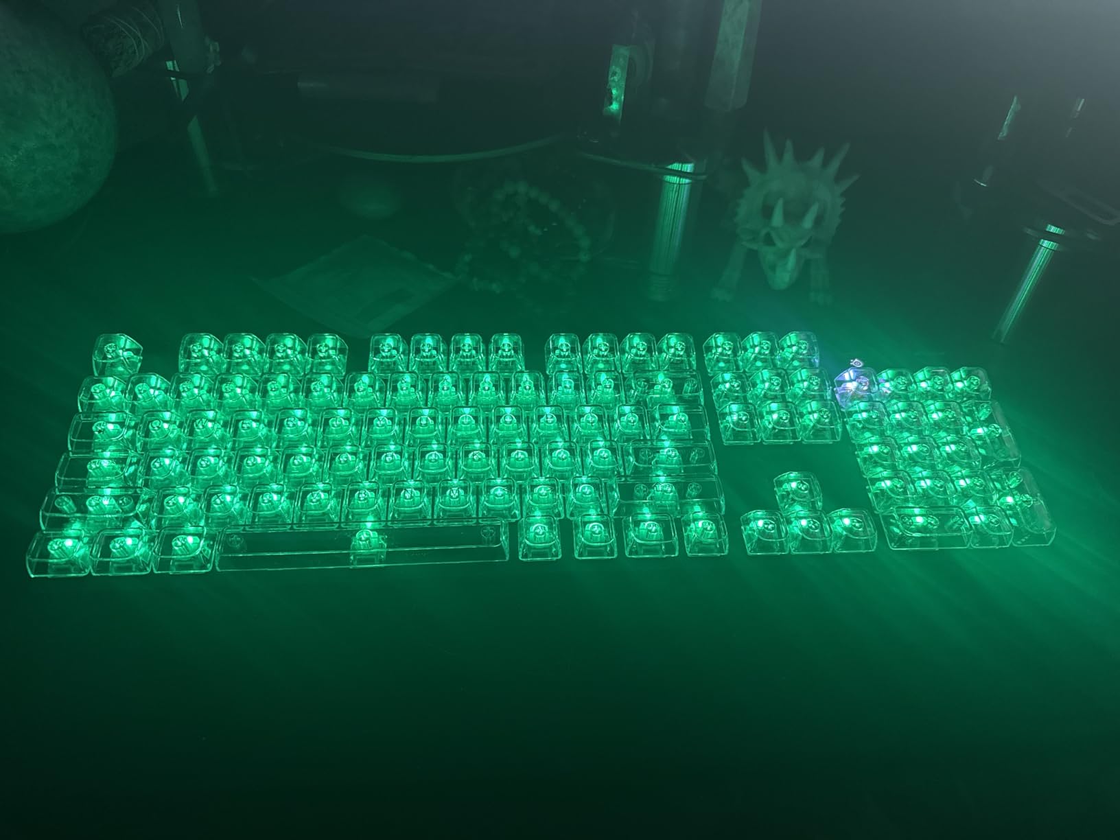 dagaladoo Clear keycaps Set,Translucent Keyboard keycaps,Jelly Key caps customer photo 2