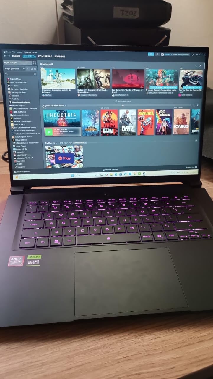 GIGABYTE AERO X16, Copilot+ PC - 165Hz 2560x1600 WQXGA - NVIDIA GeForce RTX 5070 - AMD Ryzen AI 7 350-1TB SSD with 32GB DDR5 RAM - Windows 11 Home - Lunar White customer photo 1