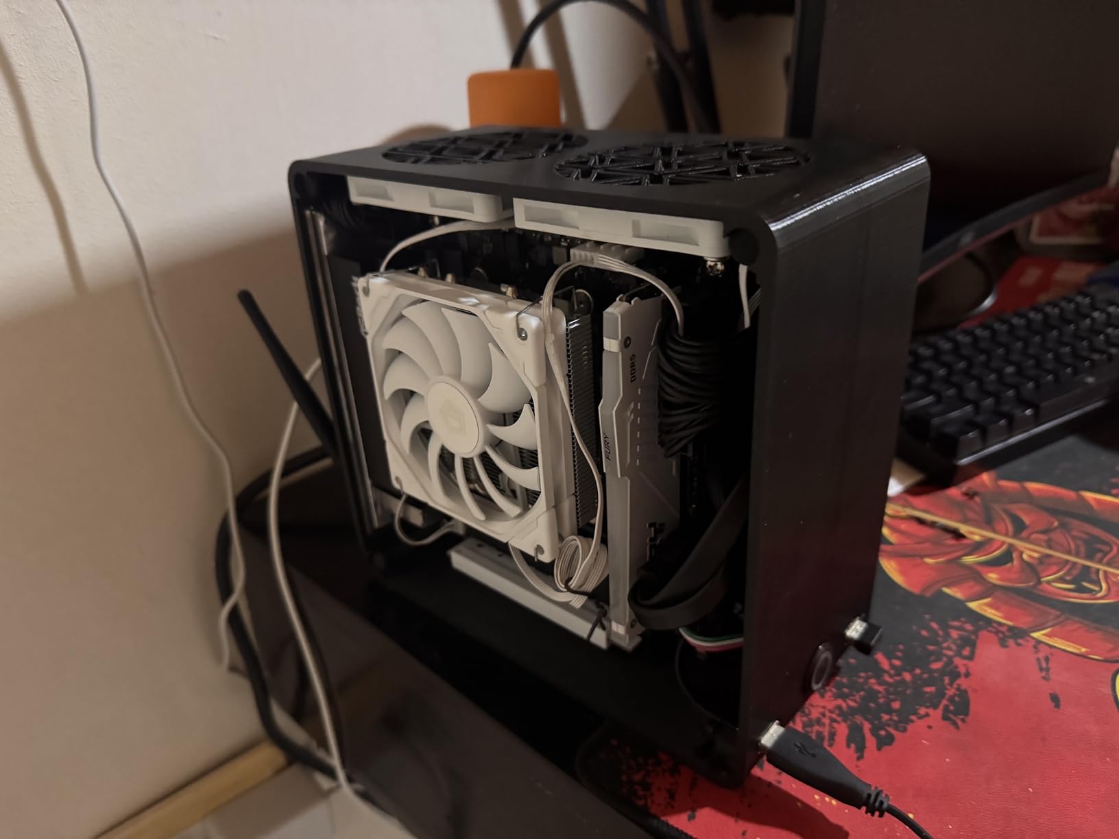 ASRock A620AI WiFi AMD AM5 Mini-ITX Motherboard, Supports AMD Ryzen 9000/8000/7000 Series Processors, DDR5 8200+ (OC), PCIe 4.0, Dual LAN, WiFi 6E, 8+2+1 Power Phase customer photo 2