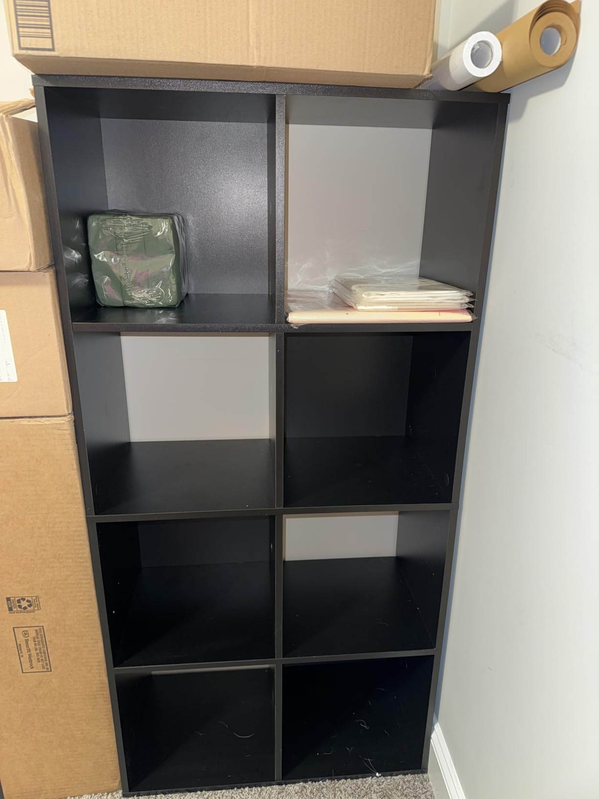 Sweetcrispy 6 Cube Storage Organizer, Stackable Modular Bookcase Shelf customer photo 2