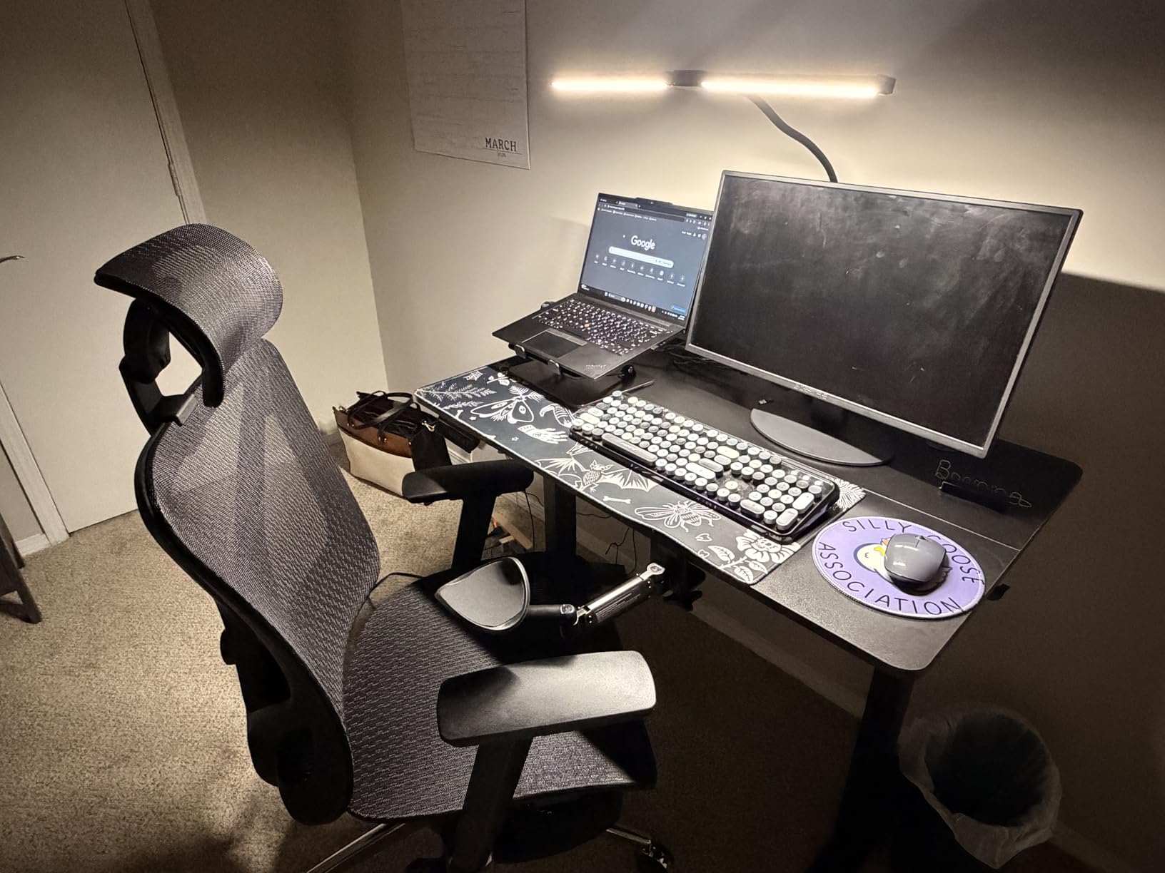 GABRYLLY Ergonomic Office Chair with Footrest, 135° Reclining Desk Chair with Adjustable Lumbar Support,3D Armrest,Headrest & Large Steel Base, 300LBS Heavy Duty Mesh Chair customer photo 2