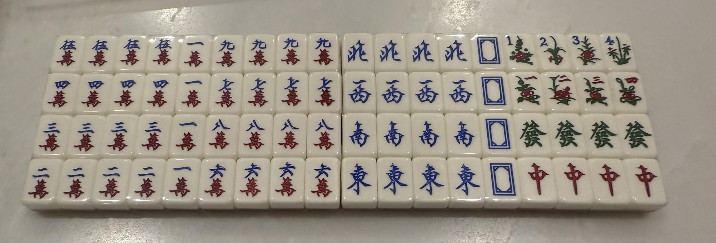 drizzle American Travel Mahjong Set Mini 20mm with Instructions - Portable 166 Tiles - for Beginners with 4PCS Racks 2 Pounds - Mah-Jong Game 麻将 customer photo 2