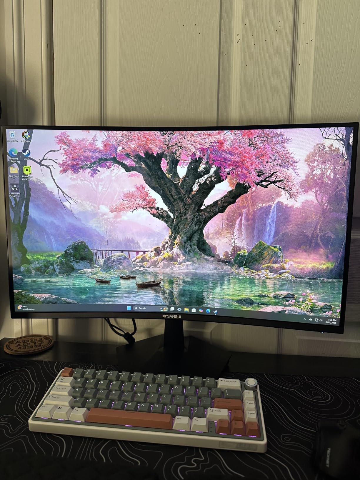 SANSUI 15.6 Inch Portable Monitor, 1080P Travel Monitor for Laptop, Switch customer photo 1