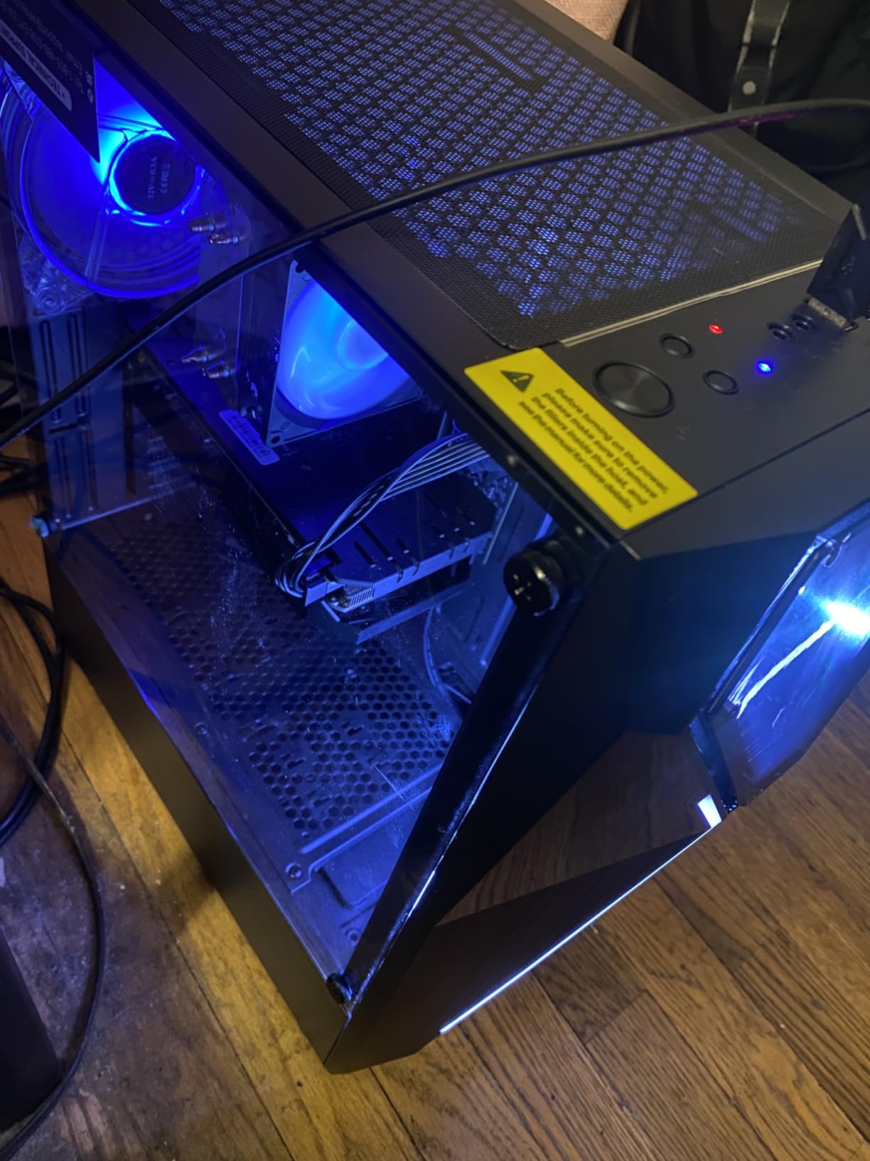 STGAubron Gaming PC Computer Desktop, Intel Core i7 up to 3.9GHz, Radeon RX 580 8G Video Card, 16GB RAM, 1TB SSD, WiFi 6, BT 5.0, RGB Fan x 6, Windows 11 Home customer photo 1