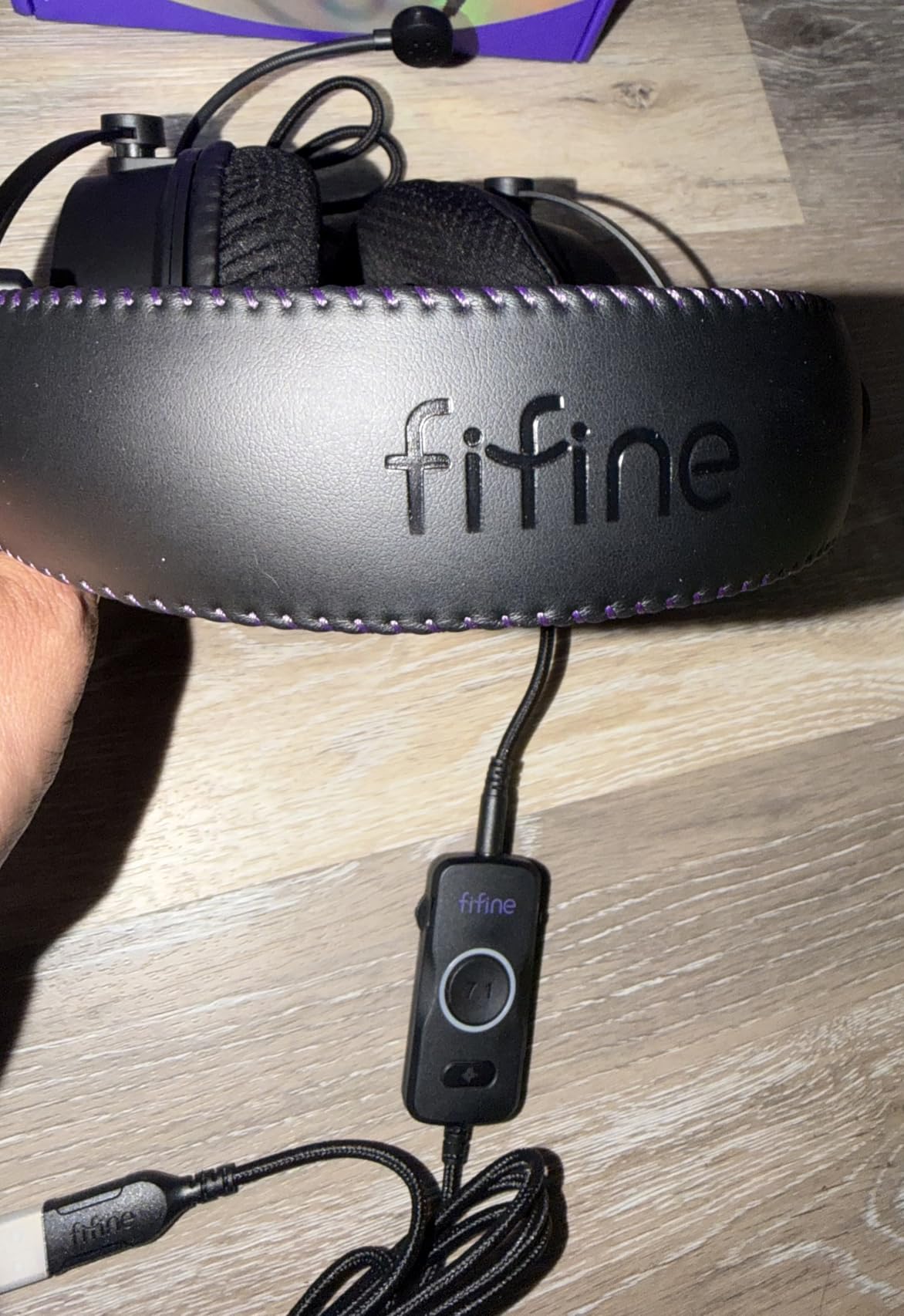 FIFINE Amplitank HD18 Lite Wired Headphone for Monitoring, Open Back Design | Expansive Soundstage, Large 53mm drivers, Airy Mesh Fabric, Detachable Mic, for PC, Microphone,Soundcard,Gaming Consoles customer photo 1