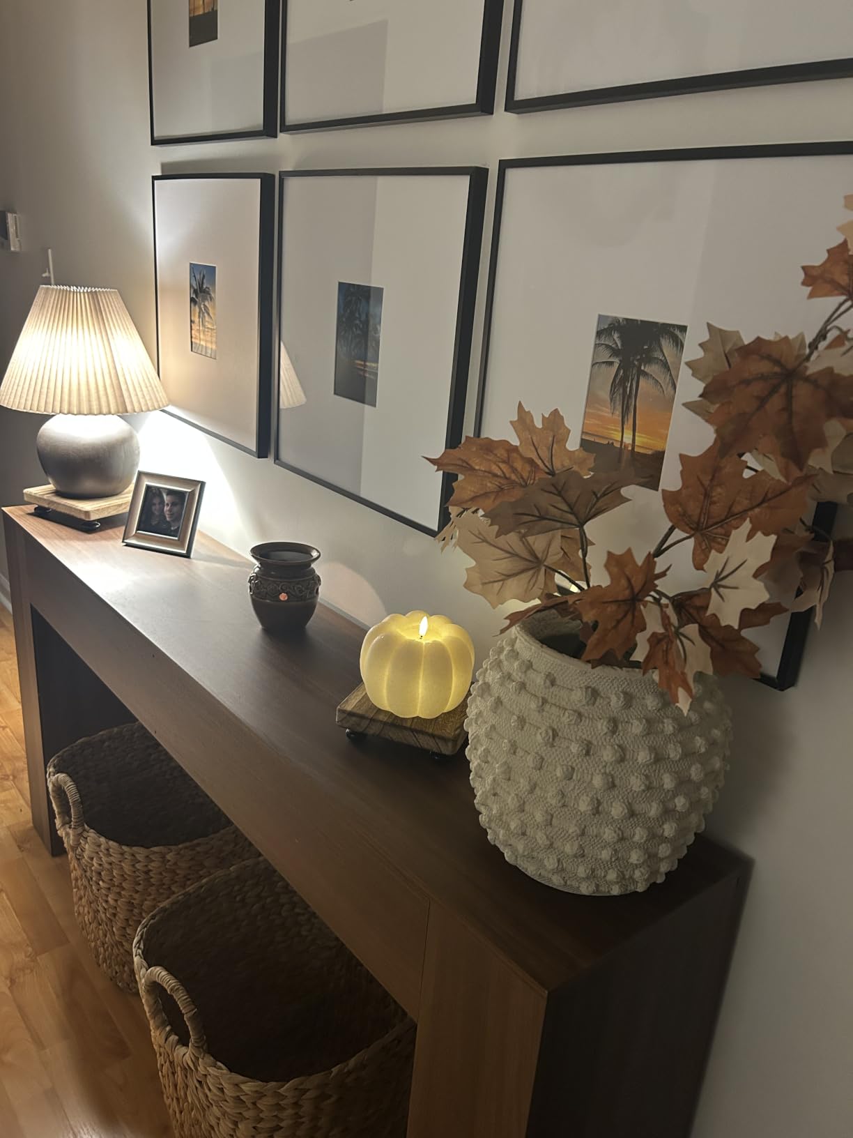 VASAGLE 63 Inches Entryway Table, Thick Tabletop Console Table, Farmhouse customer photo 2