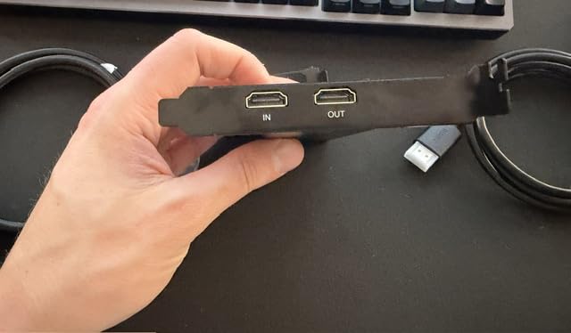 VIXLW 4K Internal Capture Card, PCIe Capture Card, HDMI, 4K60 Passthrough, Ultra-Low Latency for Streaming & Recording, for PS4,PS5, Xbox, in OBS, YouTube, Single & Dual PC Setups, Black customer photo 1
