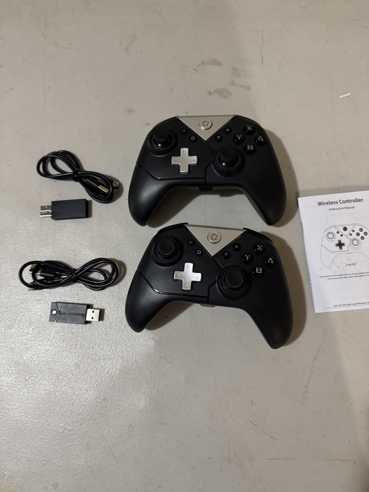 Dinosoo 2-Pack RGB Wireless Controller for Nintendo Switch 2/1 Lite/OLED, PC, Bluetooth Gamepad with 6 Gyro Axis, 4 Vibration Motors, Turbo, Macro, Screenshot customer photo 1