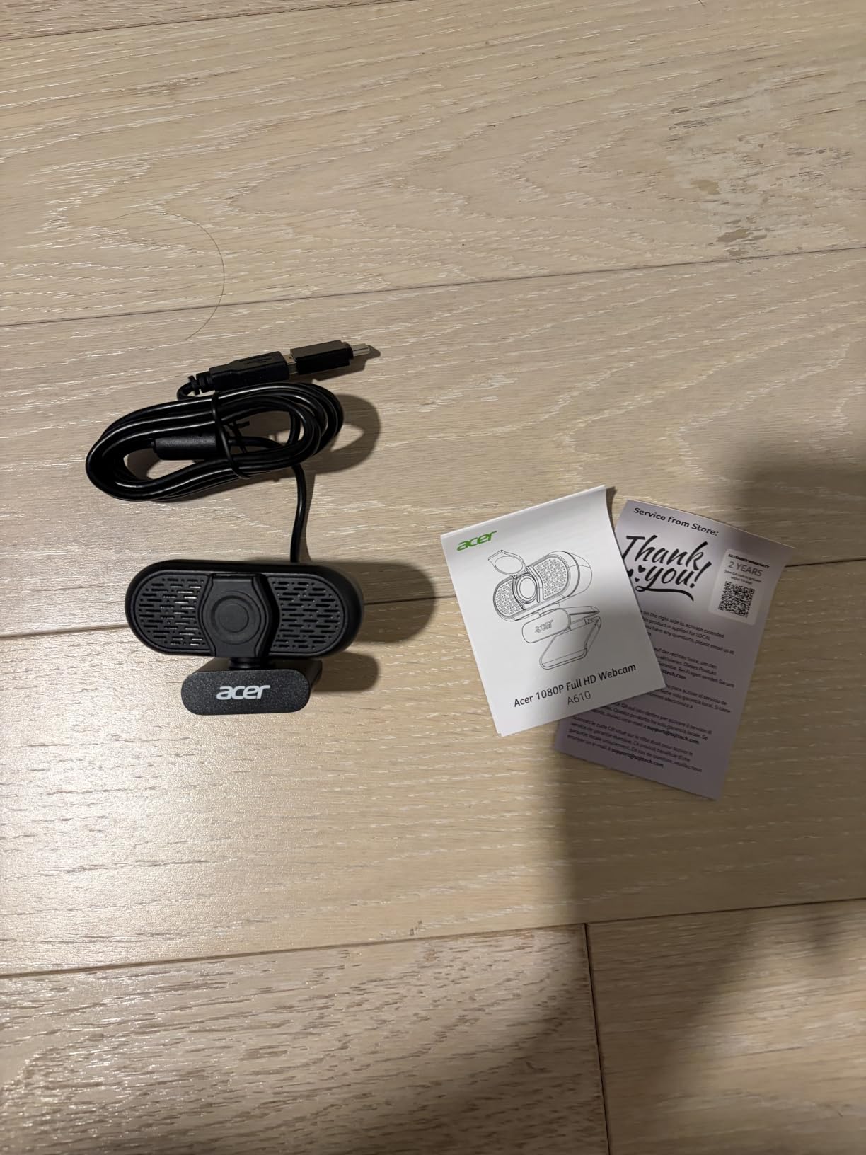 Acer A640 4K Webcam with AI Noise Canceling Mic for Streaming Meetings customer photo 1