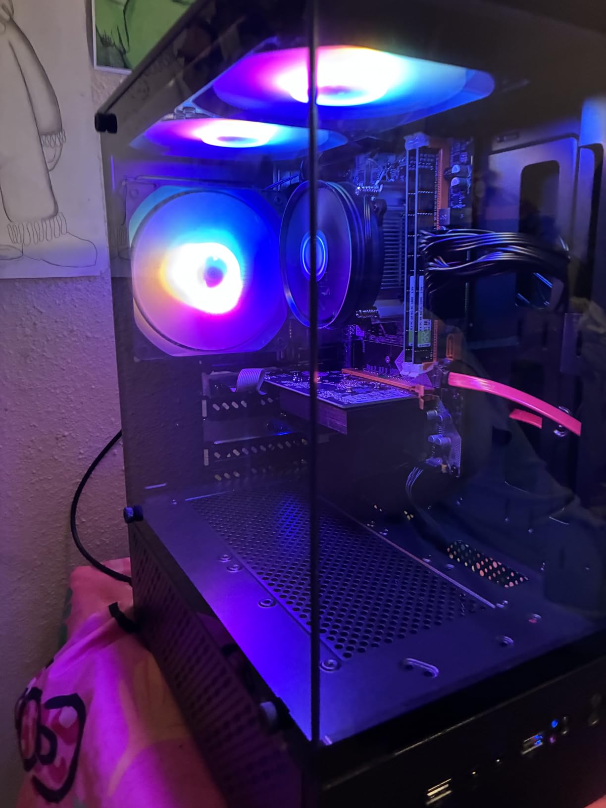 Prebuilt Gaming PC Computer,Core i7 Tower Desktop,RX580 8G,Win11. customer photo 1