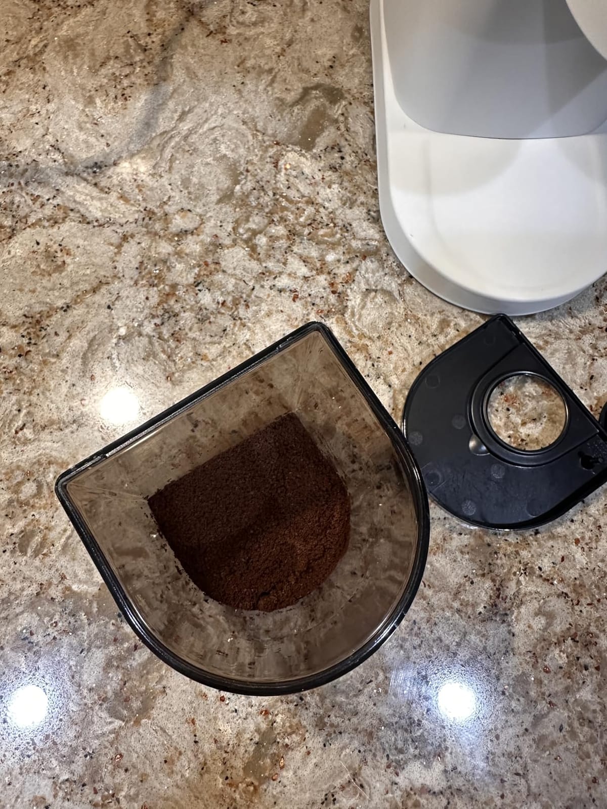 Aromaster Conical Coffee Bean Grinder, 48 Settings, Anti-Static, Sliver customer photo 2
