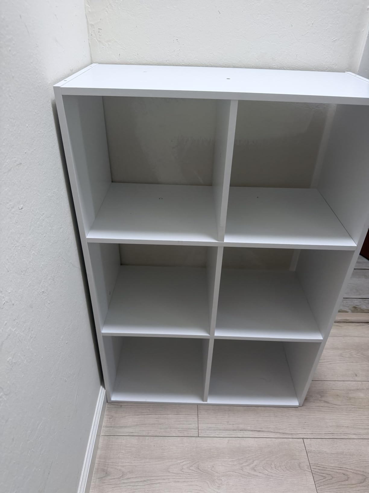 LUCKLIFE 6-Cube Storage Organizer, Modular Bookcase Shelf with Vertical or Horizontal Use, Fits 11×11