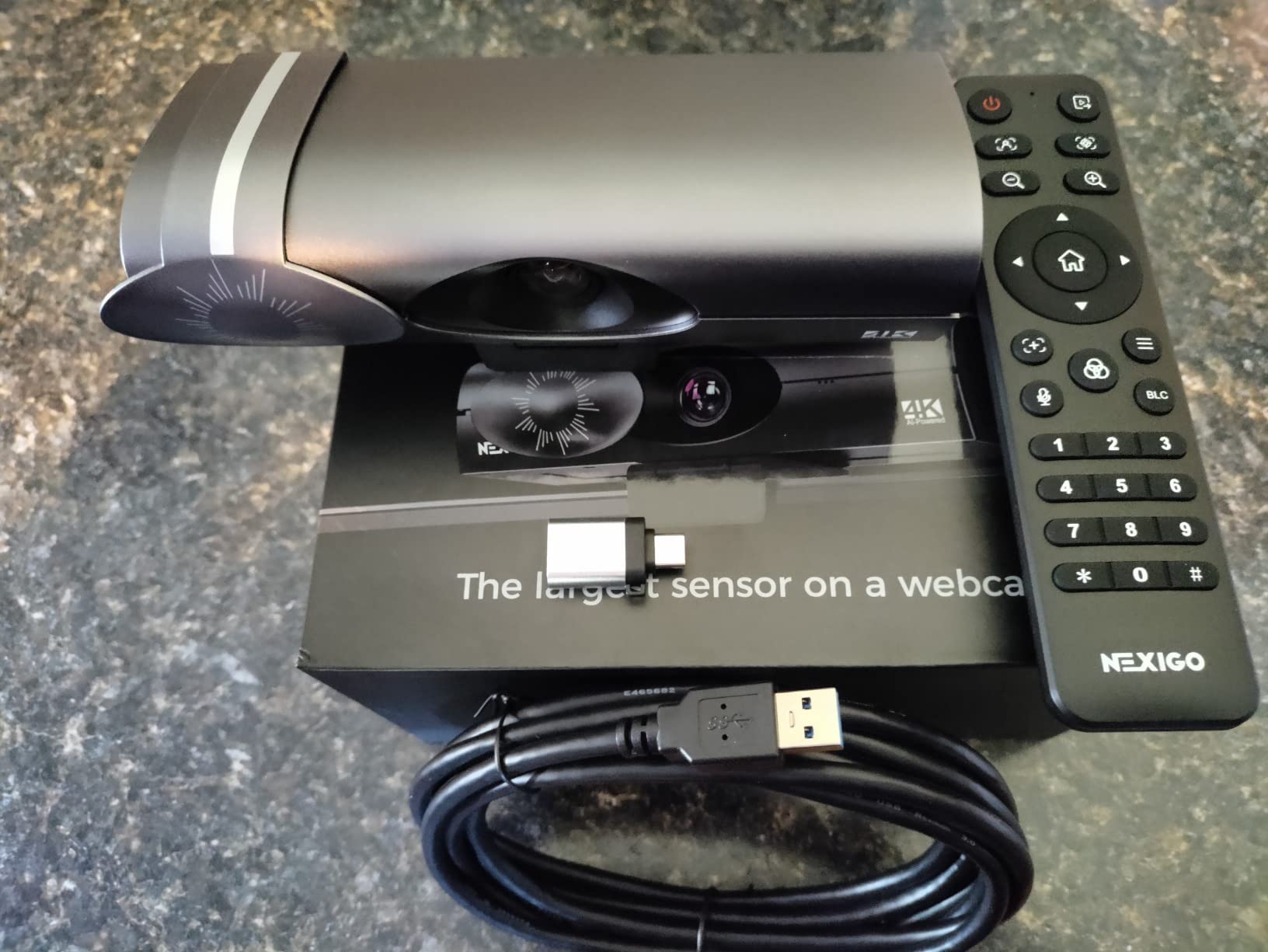 NexiGo N960E Plus 4K Webcam with Ring Light & RF Remote, ToF Autofocus, OSD Menu, 1080p 60FPS, 4X Digital Zoom, Noise-Canceling Mics, Privacy Cover, USB Web Camera for Streaming, Video Calls& Meetings customer photo 2